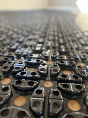 Fußbodenheizung Fräsen - System mit niedriger Aufbauhöhe - Clima-Comfort-System